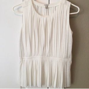 J Crew Pleated Tank